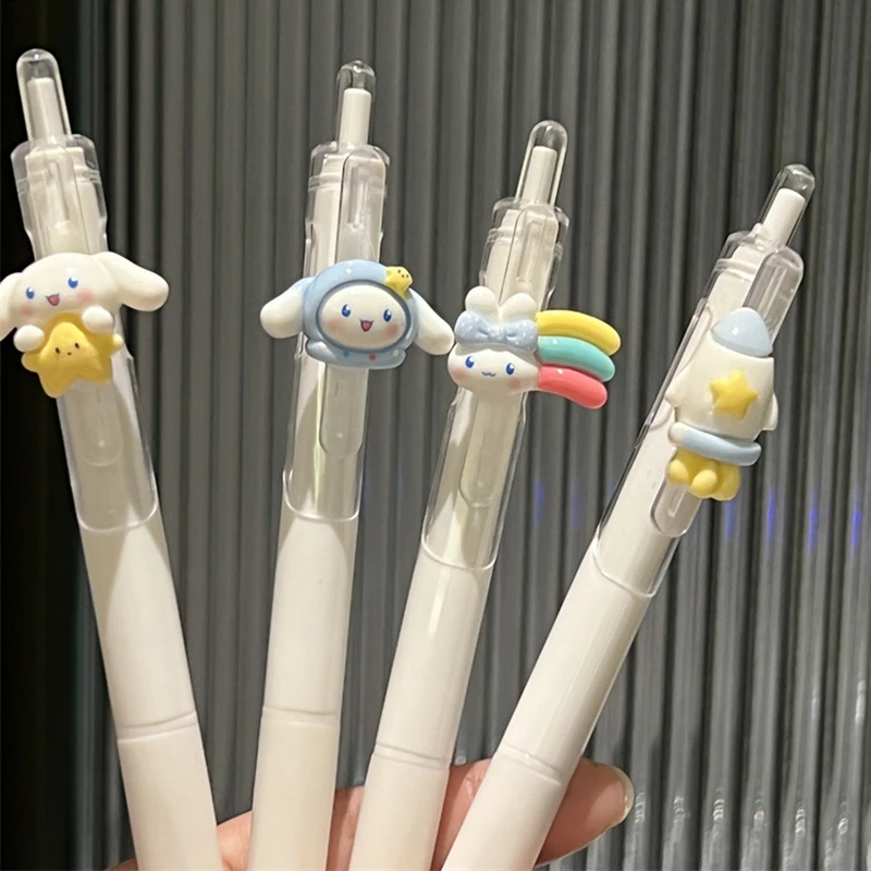 Kawaii Sanrio Cinnamoroll Press гелевая ручка мультфильм милые черные чернила нейтральные