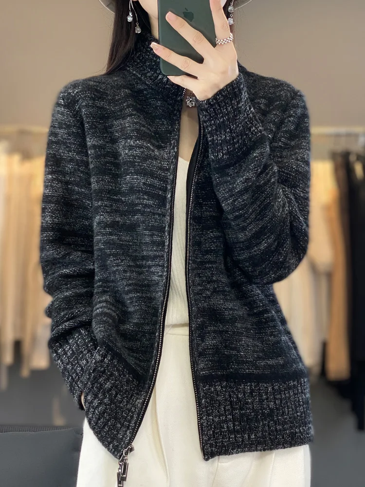 Европейские товары весенне-осенний флисовый кардиган женский свободный