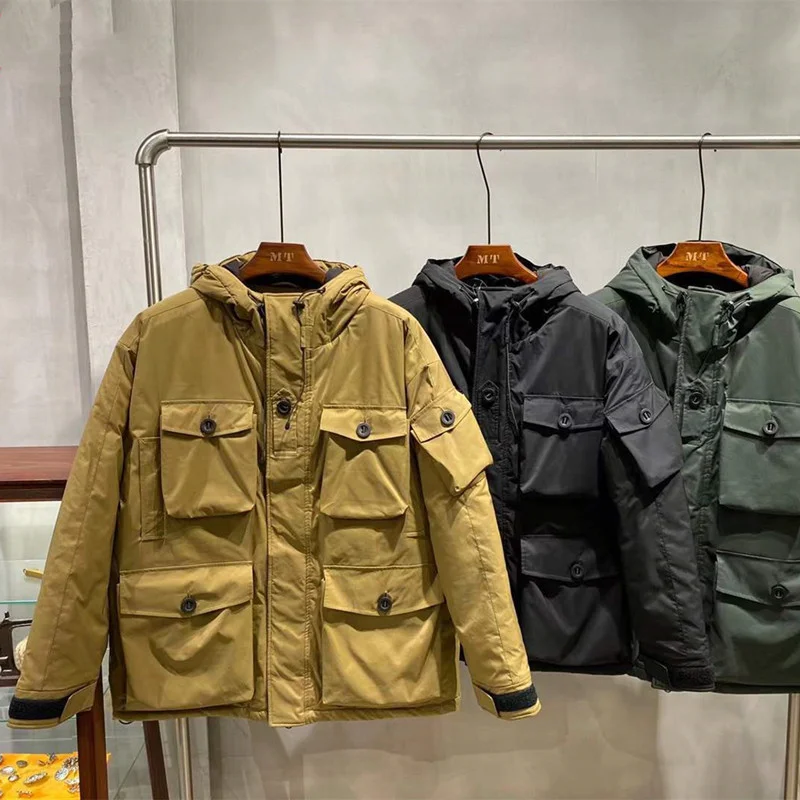 

Winter Men's Cotton Clothes Motorcycle Jacket Outdoor Camping Hiking Training Fishing Climbing Storm Suit Tooling Casual Coat