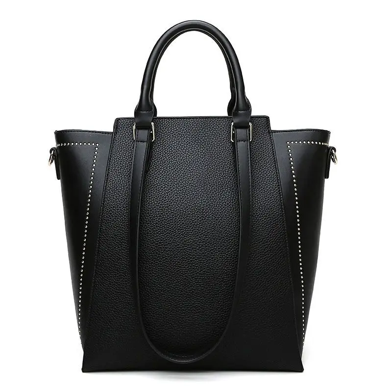 European And American Fashion Large-capacity Handbag, Casual And Versatile, High-quality Pu Soft Leather Shoulder Bag For Women