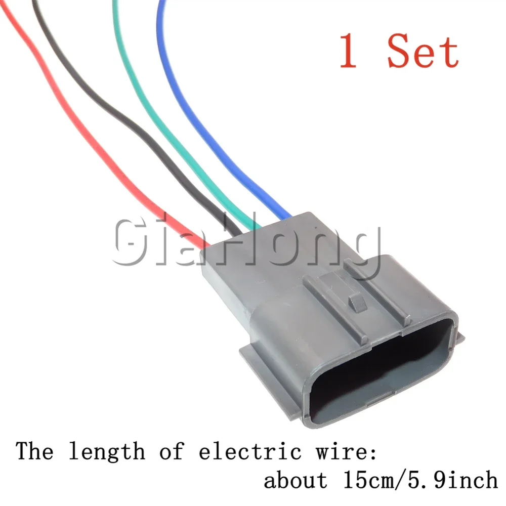 

1 комплект, 4-контактный блок переменного тока, автозапчасти 6098-0144, автомобильный разъем датчика температуры на впуске, автомобильный электрический разъем