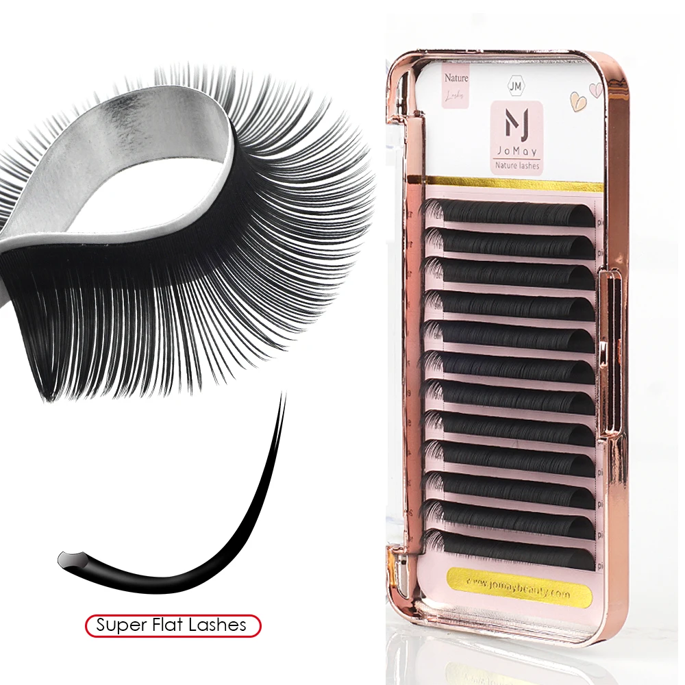 

Eyelash Extensions Ellipse Flat Eyelash Extensions 0.15 0.20 Mink Black Individual Lashes Super Matte Super ligh softt