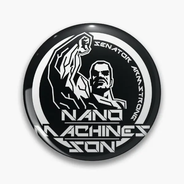 Маленькая Металлическая Булавка для воротника с мягкой пуговицей Senator Armstrong