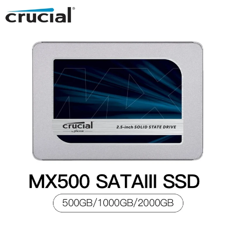 Твердотельный накопитель Crucial MX500 250 ГБ 500 Гб ТБ 2 4 BX500 480G 3D NAND SATA3.0 SSD HDD жесткий диск