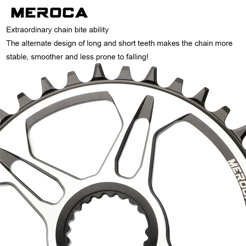 Звездочка MEROCA для Shimano прямого крепления 12 S Скоростей овальной круглой