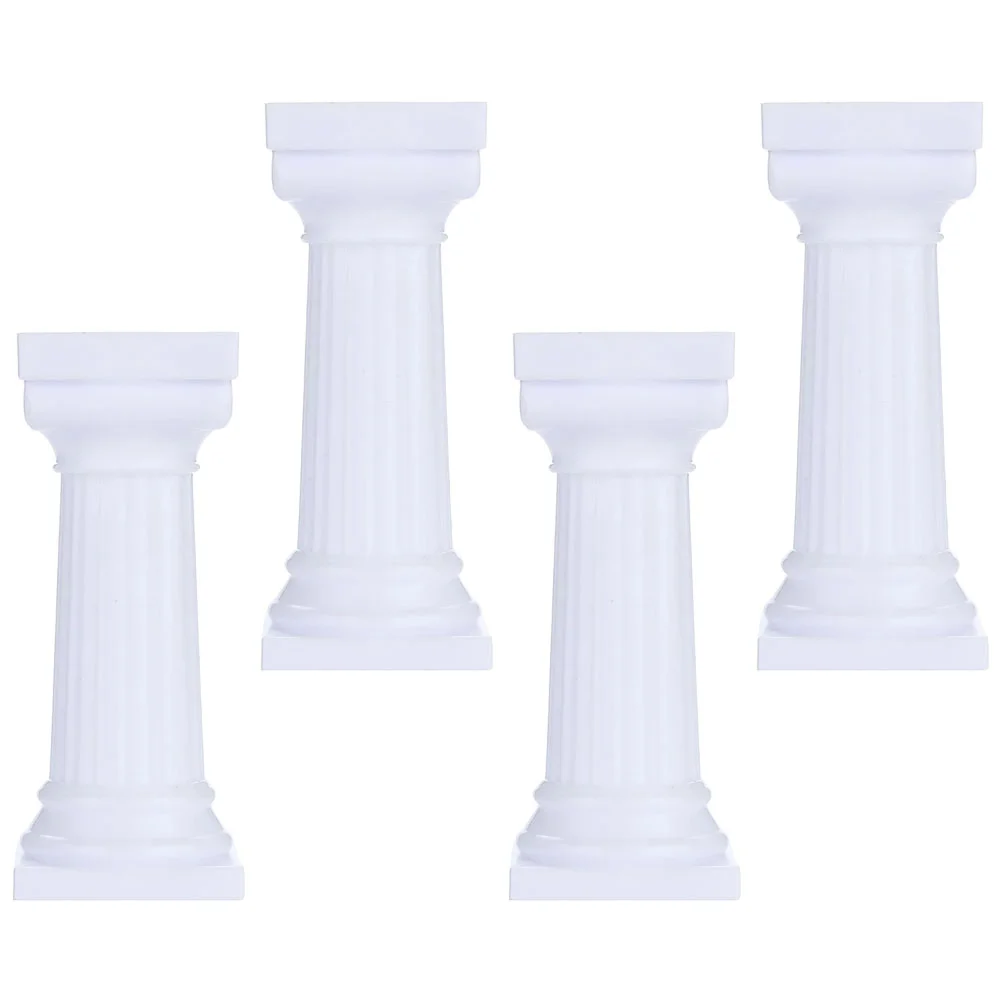 

Cake Column Stand Roman Support Tier Pillars Display Table Desert Holder Cakes Set Wedding Rods Greek Separator Fondant Tiered
