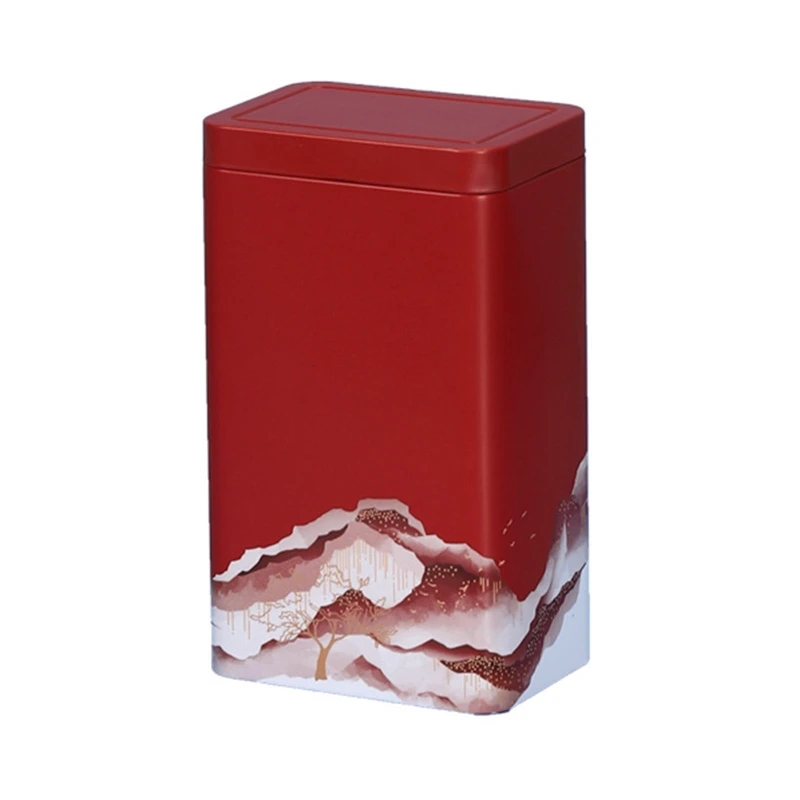 

Metal Tinplate Box Japanese Tea Container Jar Green Tea Storage Box Cans for Coffee Herb Candy Sugar Spices Snacks