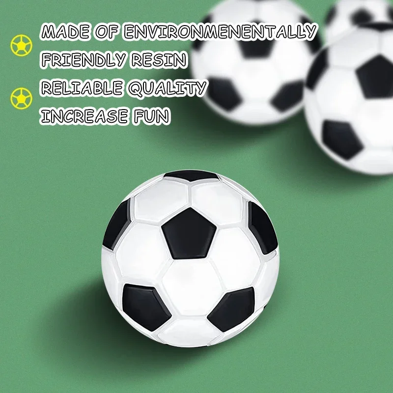 10 шт. аксессуары для настольного футбола черно-белый полимер мини-футбол 28/32/36 мм