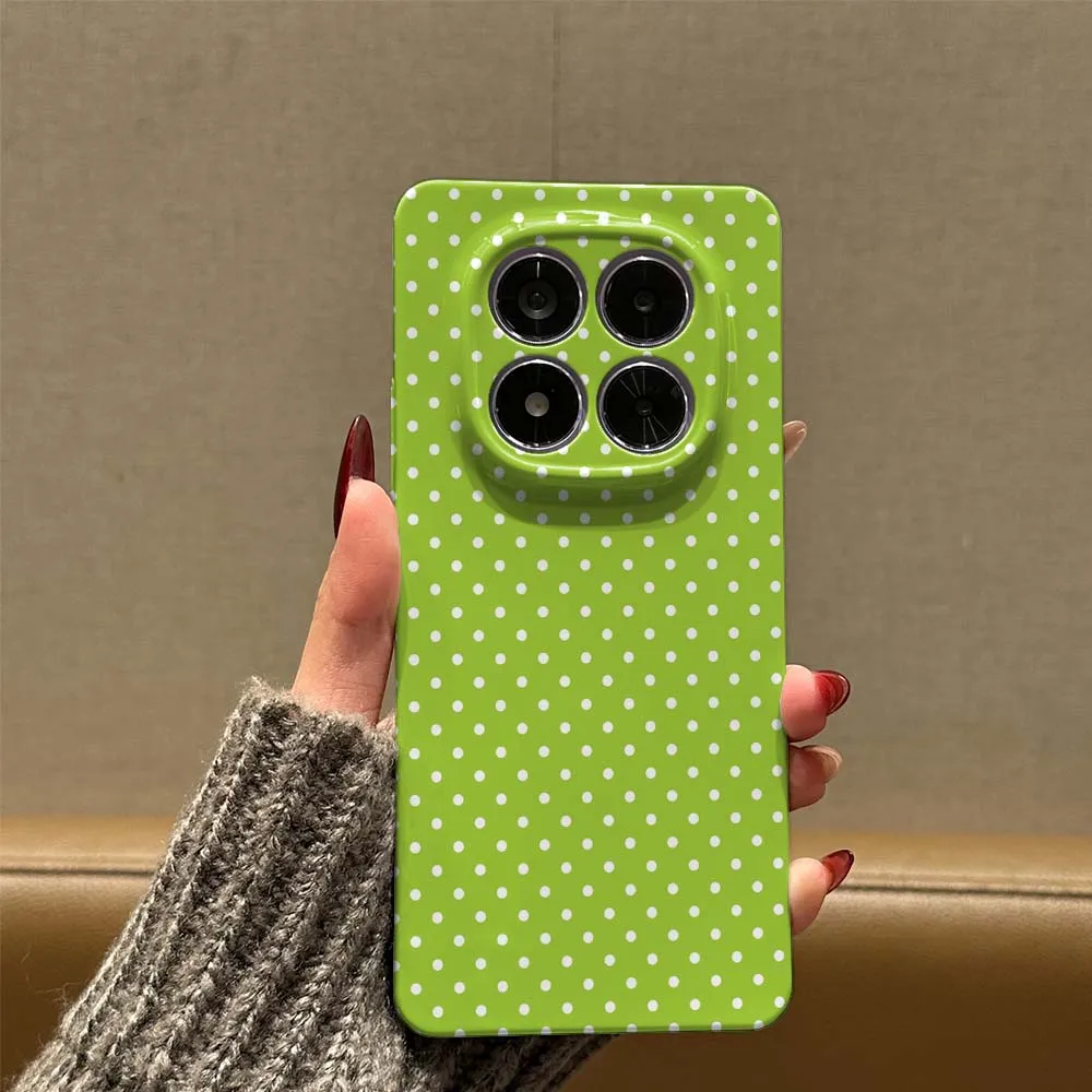Фото Чехол для телефона Xiaomi Poco X7 X6 X5 X4 X3 M8 M7 M6 M5s F8 Pro Feilin с мультяшным рисунком в горошек, волнистый, с эффектом масляной пленки №2