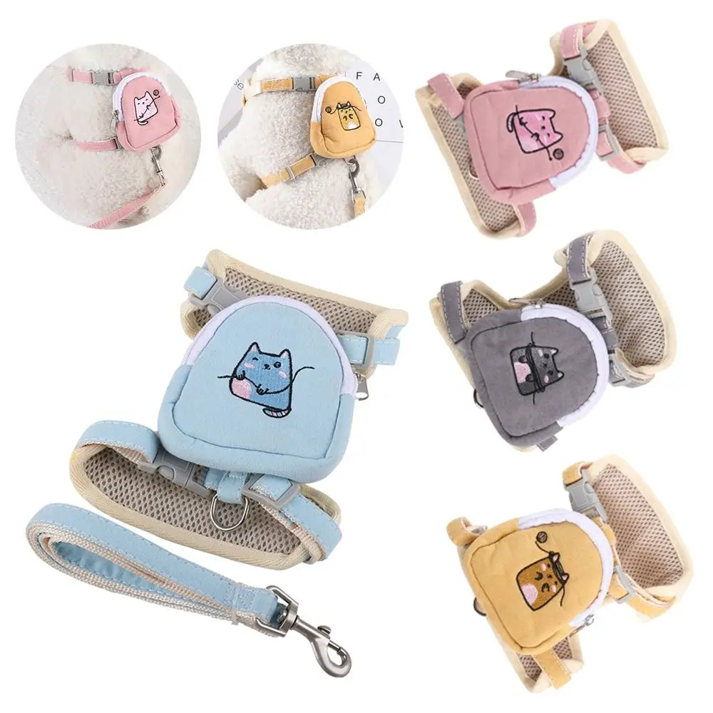 

Fashion Adjustable Portable Walking Training Pet Snack Bag Dog Self Backpack Dog Accessories Pet Knapsack