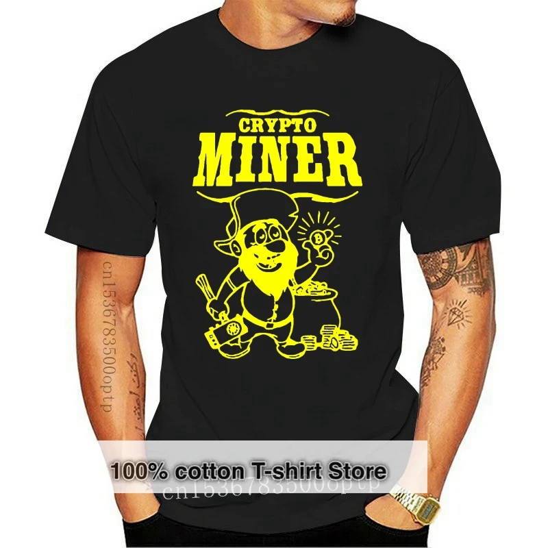 

Fashion Summer t-shirt Bitcoin Mining Shirt Bitcoin Miner Funny and Nerdy Crypto Currency BTC Bitcoi... Tee shirt