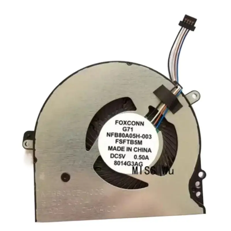 Новый вентилятор охлаждения процессора WW для ноутбука FOXCONN G71 NFB80A05H-003 FSFTB5M Notebook