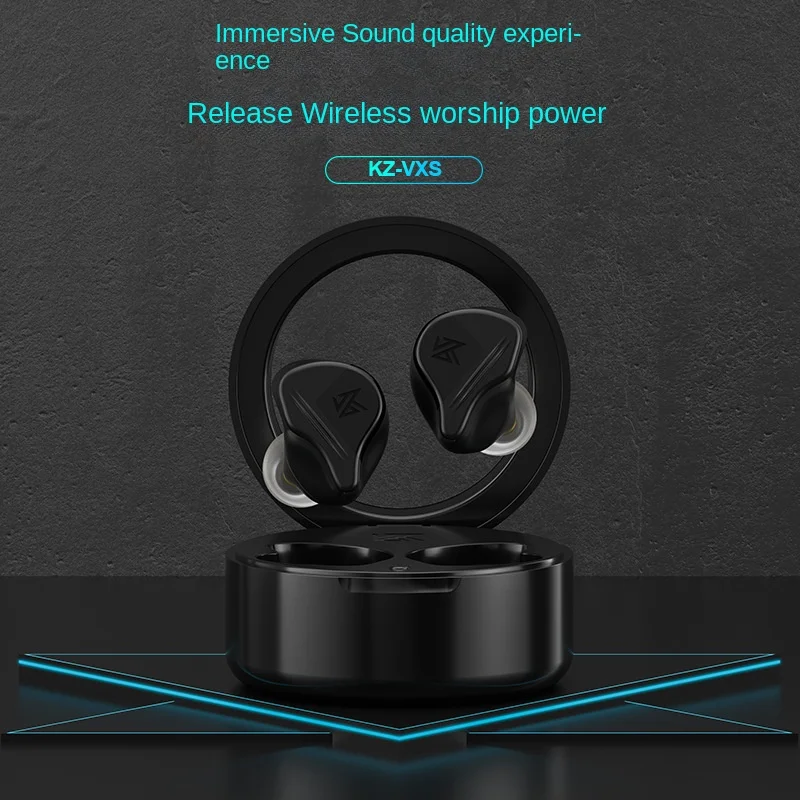 

Беспроводная Bluetooth-гарнитура, настоящая Беспроводная TWS-гарнитура, высокая дальность действия, низкая задержка игры, Hi-Fi Bluetooth-гарнитура с ку...