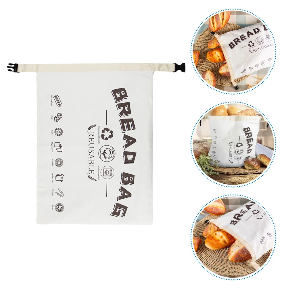 

Bread Bag Packing Bags Organizer Pouch Yeast Bakery Reusable Food Loaf Storage Rack