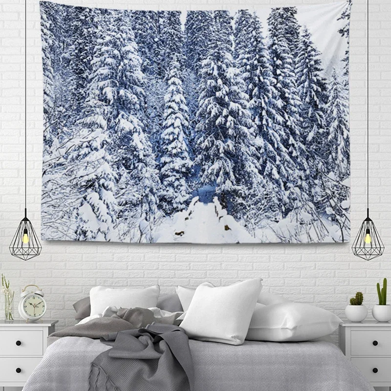 Настенный гобелен с растениями эстетический декор для домашней комнаты стиль