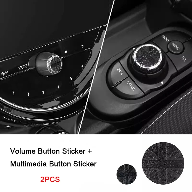 

Комплект Из 2 Кожаных Накладок На Кнопки Управления Мультимедиа Для MINI Cooper F55 F54 F56 F57 F60
