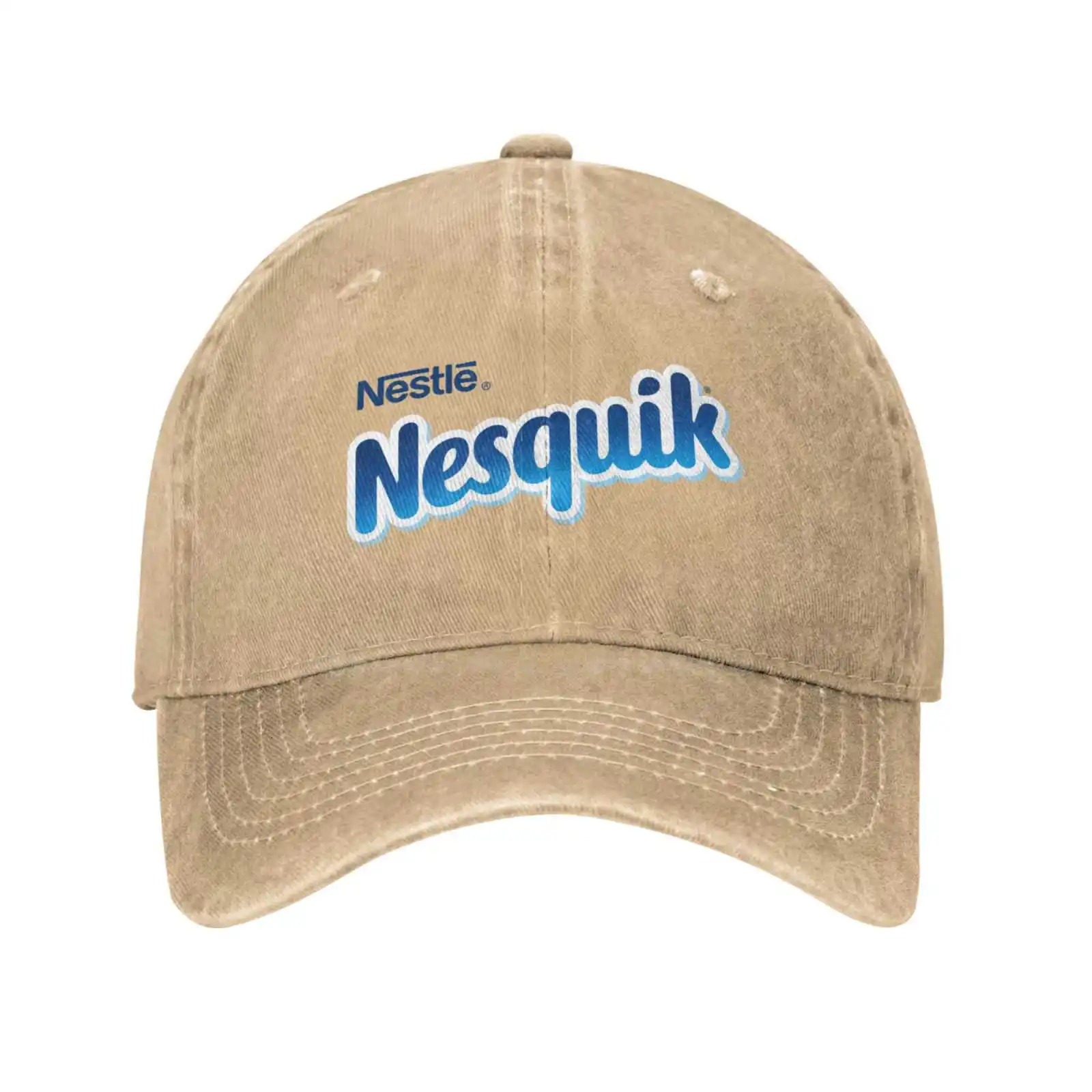 Повседневная джинсовая бейсболка Nesquik с принтом логотипа