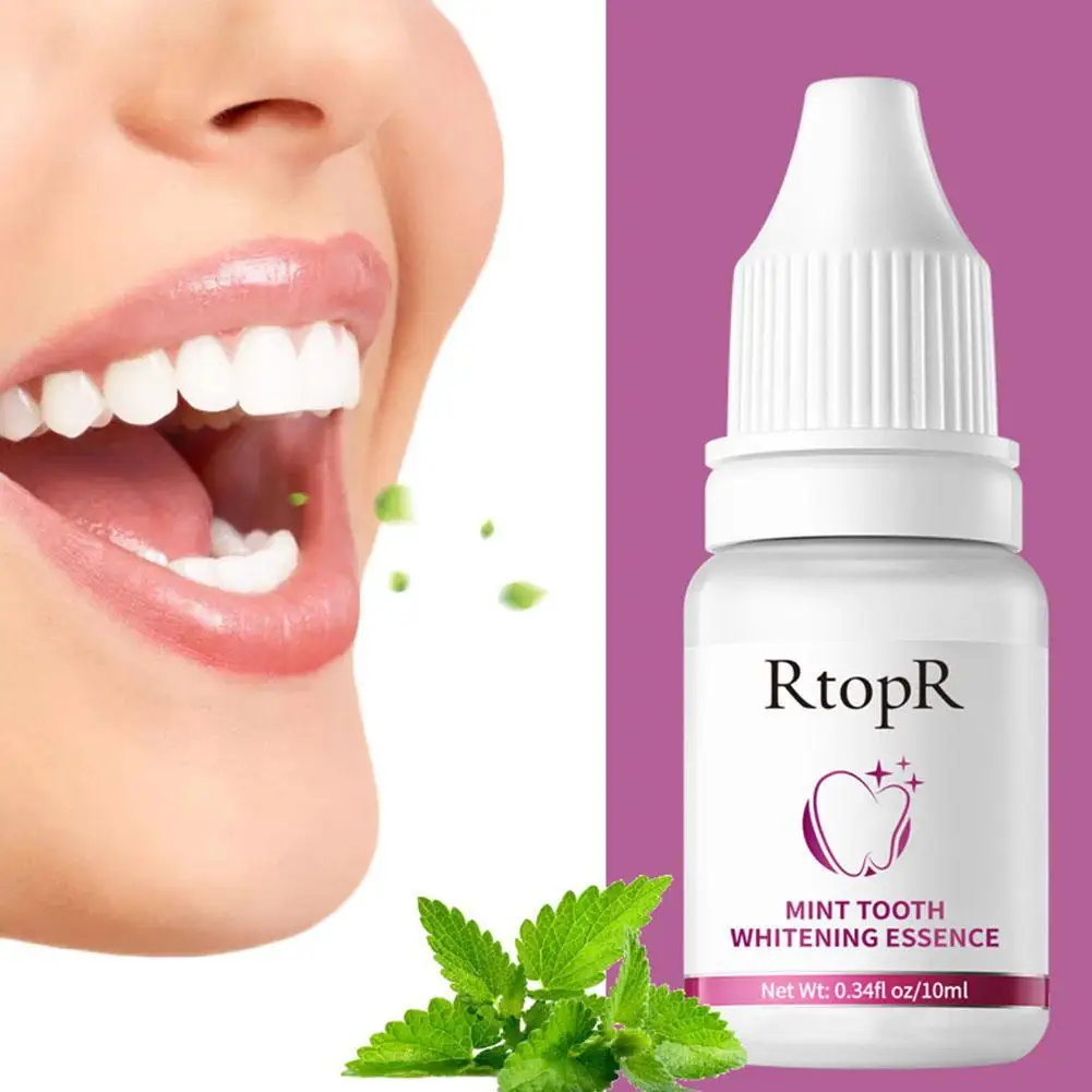 

10ML Teeth Whitening Essence Remove Plaque Stains Cleansing Fresh Oral Hygiene Bleaching Products Breath Dentistry Care Tools