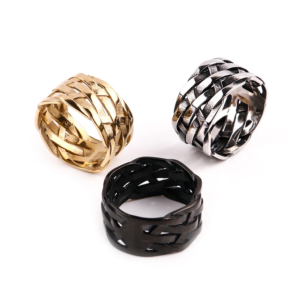 

Новинка, винтажное японское и корейское популярное мужское кольцо Orna из нержавеющей стали, мужское кольцо викингов из титановой стали