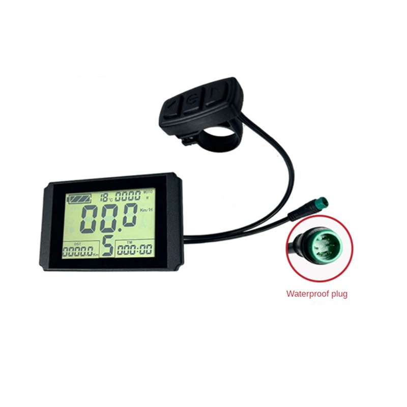 

AU05 -KT-LCD10H Display Ebike Meter With 5Pins 24V/36V/48V For KT Controller Kit Ebike Parts