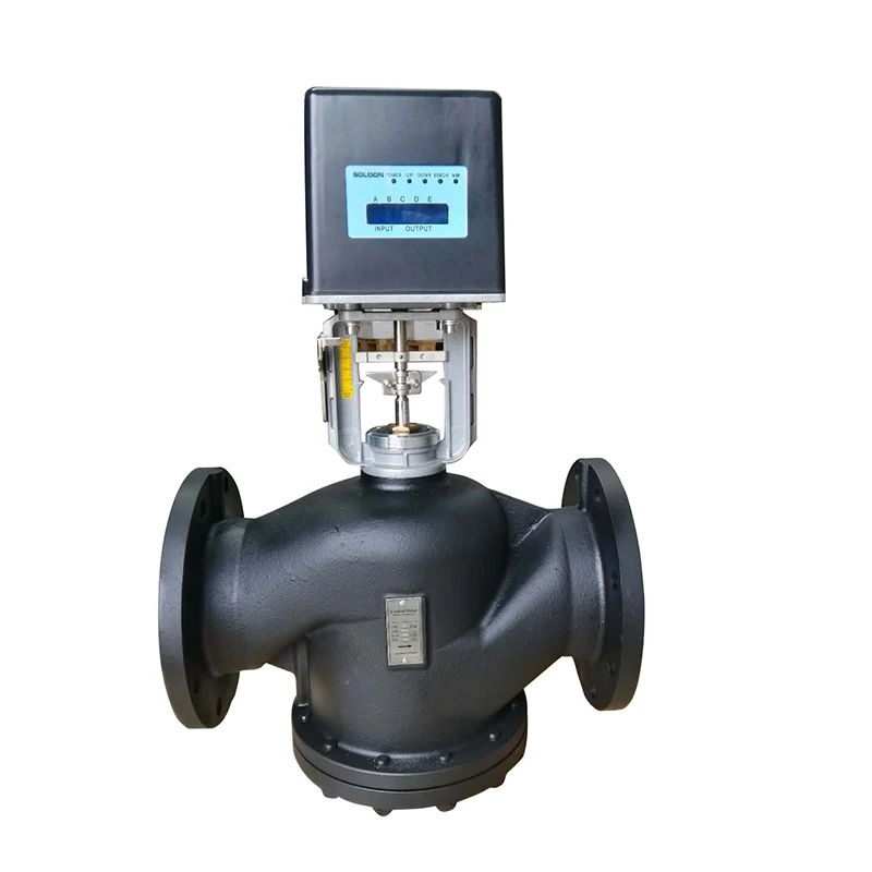 

Straight travel actuator electric control valve