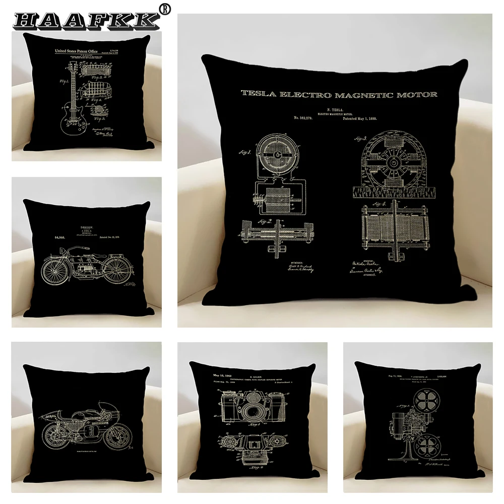 Наволочка декоративная в стиле ретро для дивана гостиной 45x45 | Дом и сад