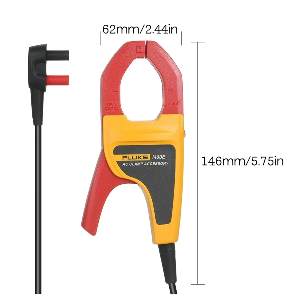 Зажим переменного тока Fluke I400E 400A 4 мм Банановый штекер для мультиметра 15B 17B 101 |
