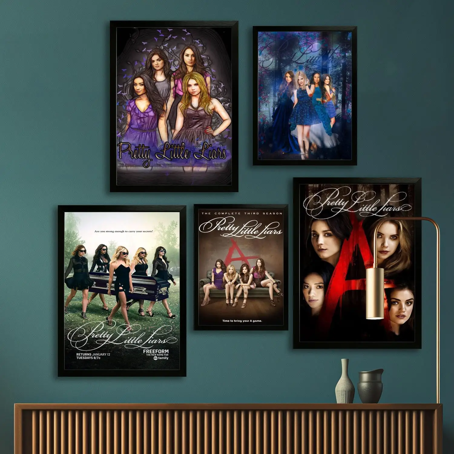 Печать на холсте &quotКрасивые маленькие лиры&quot