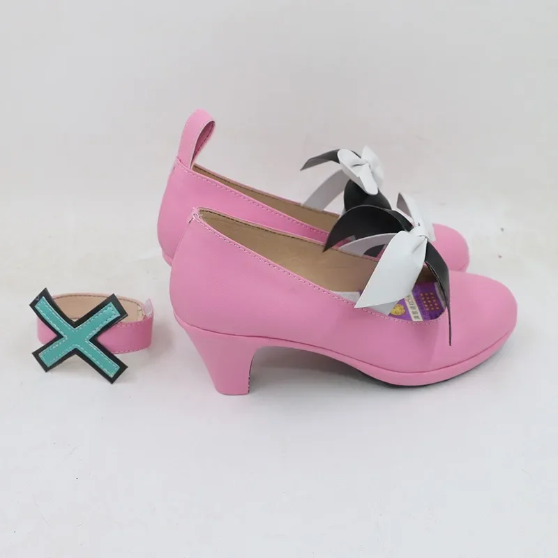 Project Sekai красочные сценические туфли Miku Otori EMU для косплея розовые милые ручной
