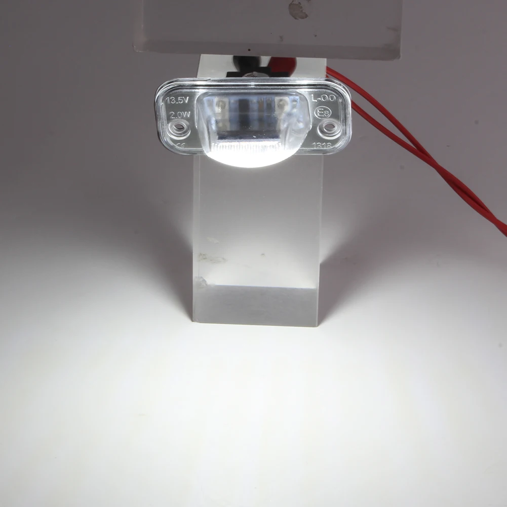 2 шт. бесплатная светодиодная подсветка номерного знака автомобильная лампа для