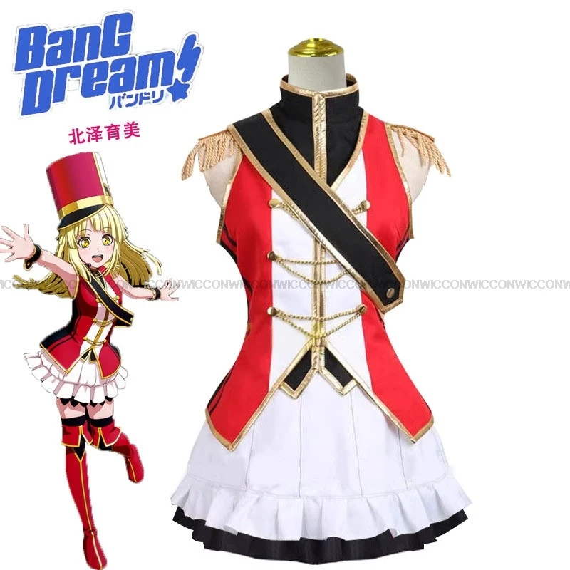 Аниме BanG Dream! Привет Счастливый мир! Kitazawa Хэллоуин наряд Рождество Хагуми косплей
