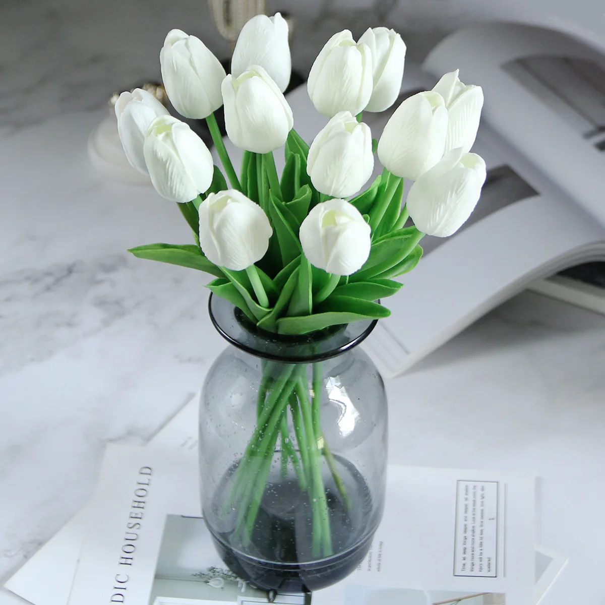 

Get Your Home Blooming With Wholesale Artificial Flowers And Green Plants Various Colors Of Simulated Tulips