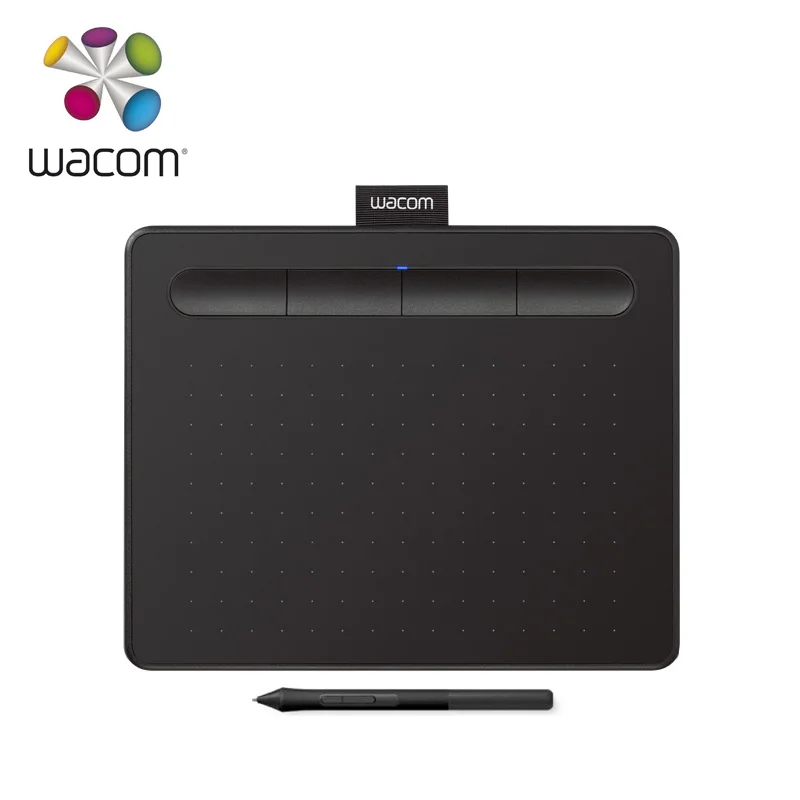 Wacom Intuos Small CTL-4100 Graphics Drawing Tablet for Teachers Students Creator Compatible with Windows Mac Android Chromebook