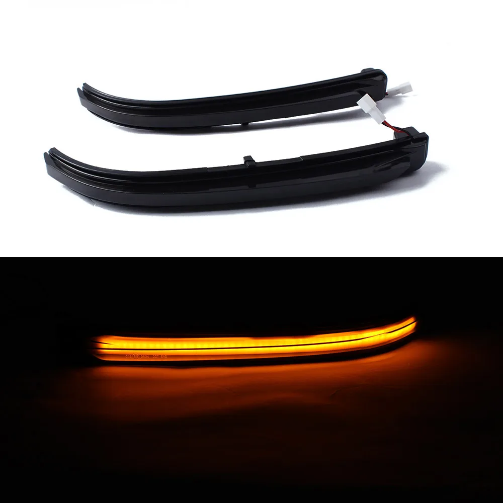 

1 Pair Dynamic LED Side Mirror Blinker Flowing Light For Peugeot 3008 II 5008 II 2017-2021 Smoked Lens Blinker Repeater Lamps