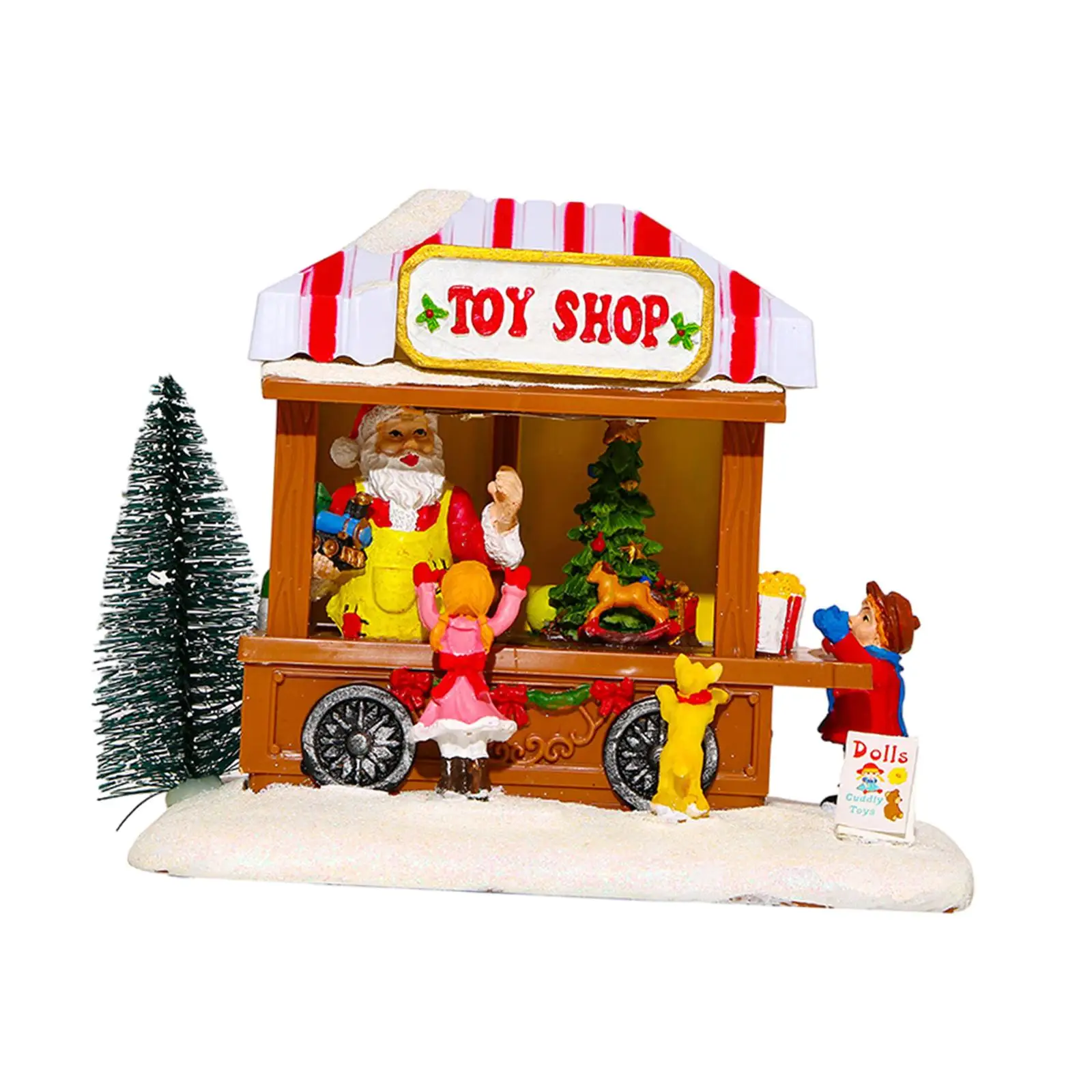 

Christmas Scene Christmas Desktop Decorations for Living Room Bedroom