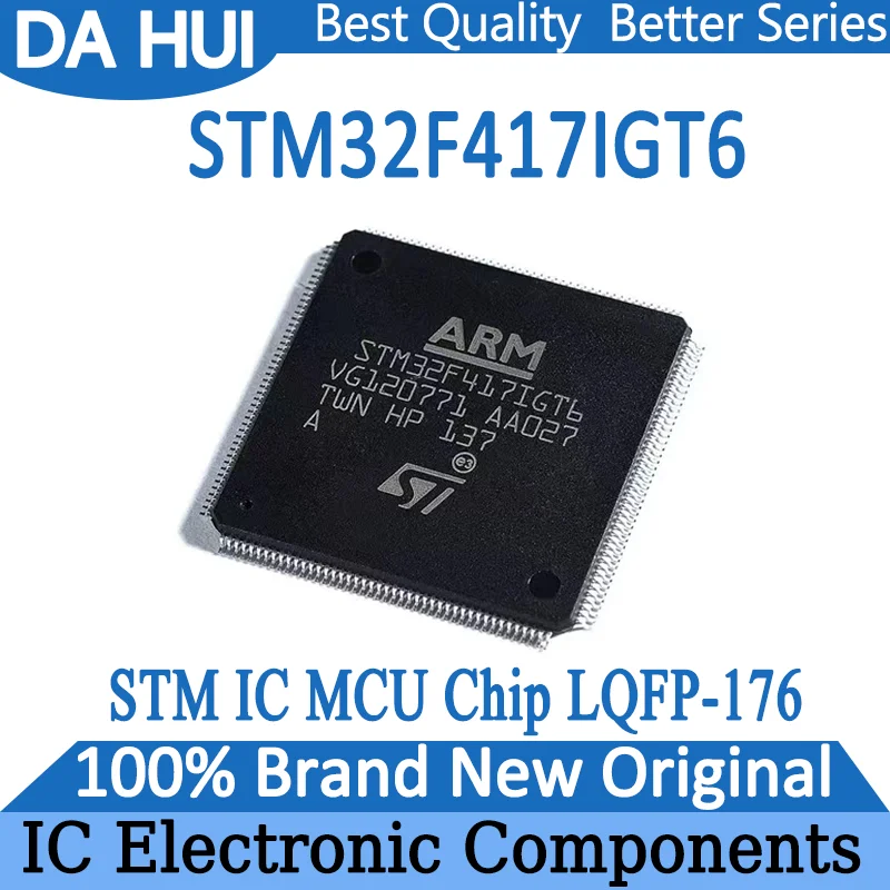 

New STM32F417IGT6 STM32F417IG STM32F417 STM32F STM32 STM IC MCU Chip LQFP-176 in Stock