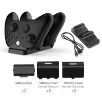 for x box xbox one series s x rechargeable battery pack charger controller gamepad control stand accessories game charge station