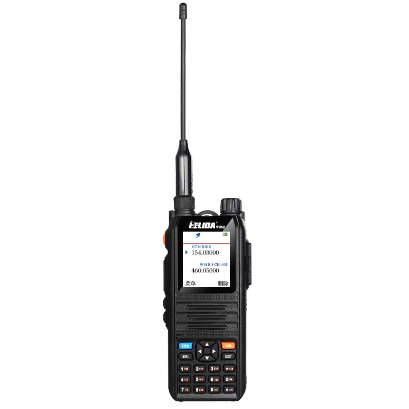 Dual BandHam Walkie Talkie 5W Comunicador Professional Transceiver  VHF/UHF Tri-Band 136-174400-520mhz