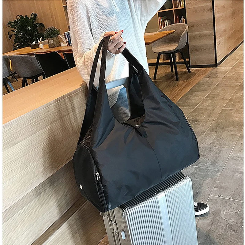 Women'S Yoga Gym Bag Fitness Travel Luggage Handbag Beach Swimming Duffle Weekender Shoe Pocket Outdoor Sports Shoulder Bag Men