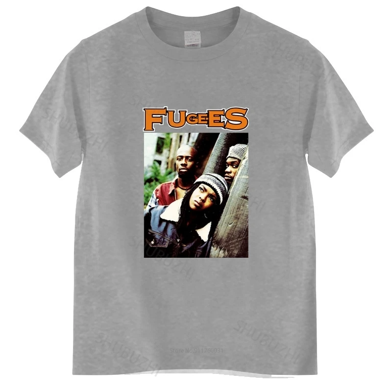 Homme t shirt summer men t-shirt Fugees Lauryn Hill Wyclef Jean Pras Vintage Black T Shirt brand top tees unisex teeshirt