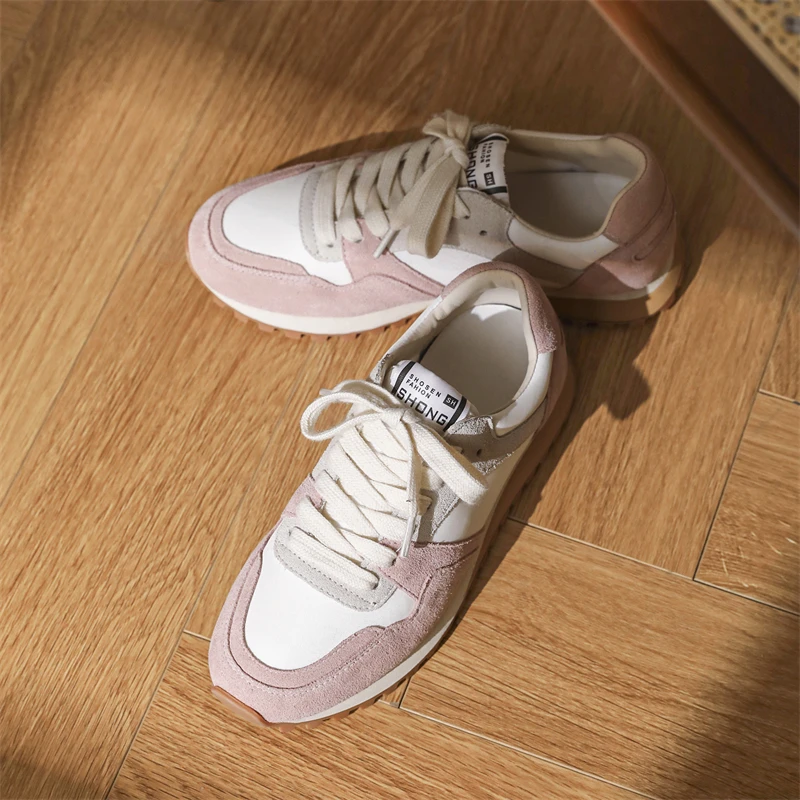 DIMANYU женские туфли из натуральной кожи новинка весны 2024 кроссовки