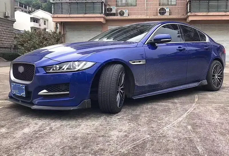 Передние разделители для губ из настоящего углеродного волокна бампер спойлер