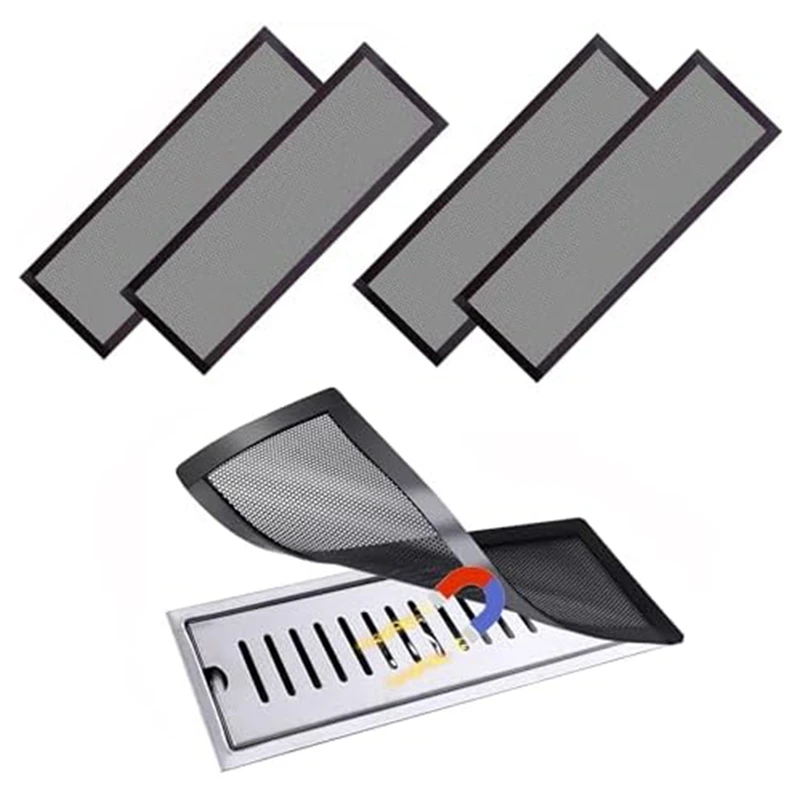Накладки на напольные вентиляционные отверстия Магнитная сетчатая крышка из ПВХ