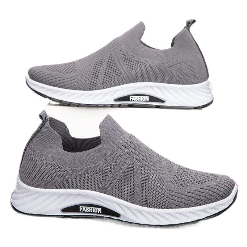 

2021 Spring And Autumn Woven Eleid Uel Leisure Sports Men's Shoes Korean Fashion Soft Body Run Shoe Men