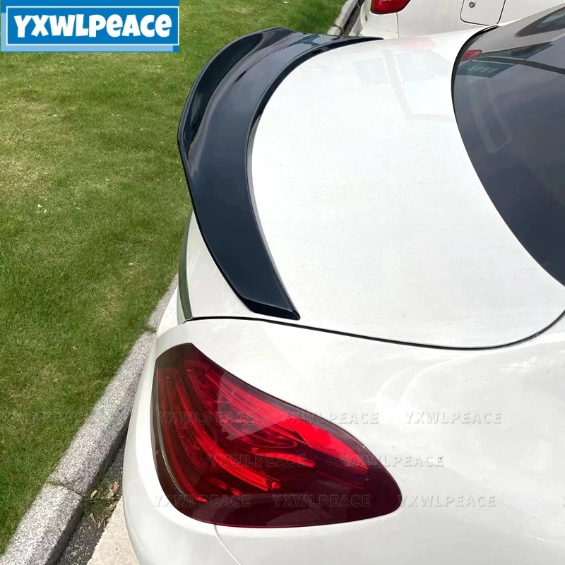

PSM Style ABS Plastic Rear Trunk Lip Spoiler Wing For Benz C Class Sedan 4-Door W205 C63 AMG C180 C200 C260 C300 2014-2019