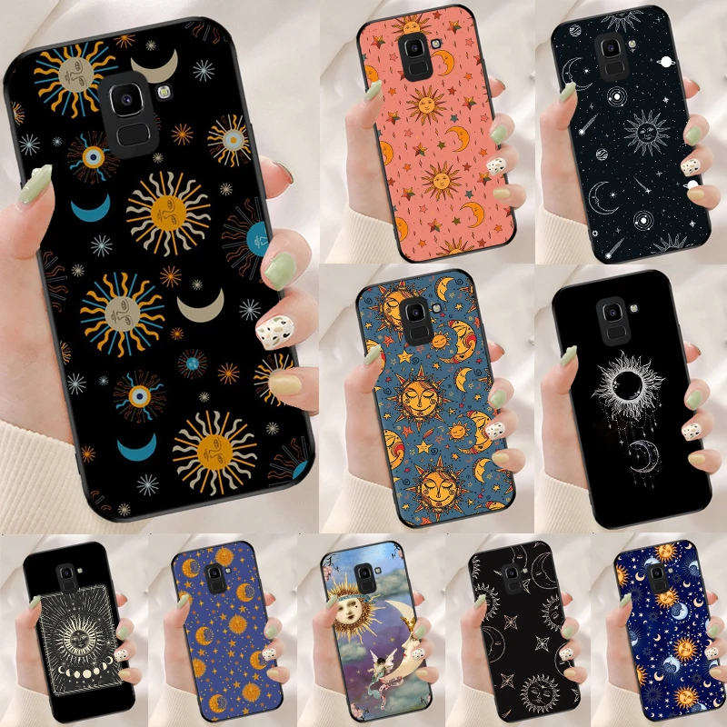 Чехол Sun And Moon Star для Samsung Galaxy J8 2018 J4 J6 Plus A6 A8 A9 A3 A5 2016 J3 J5 J7 2017