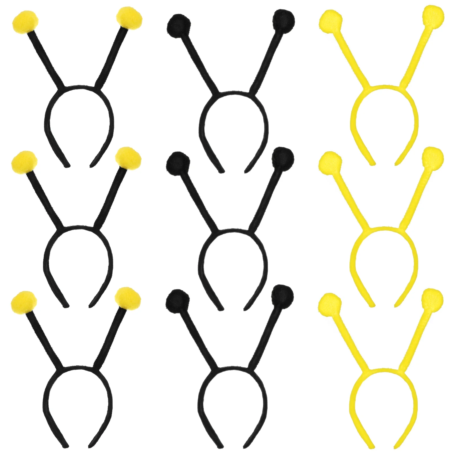 

9pcs Hair Bands Ladybug Headband Honey Costume Accessories Hair Bands for Kids Bumblebee Headband Adult
