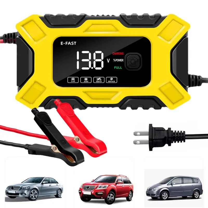 

Boat Battery Charger Battery Charger For Car Automatic Smart Charger 12V Portable Automotive Car Battery Charger Motorcycle