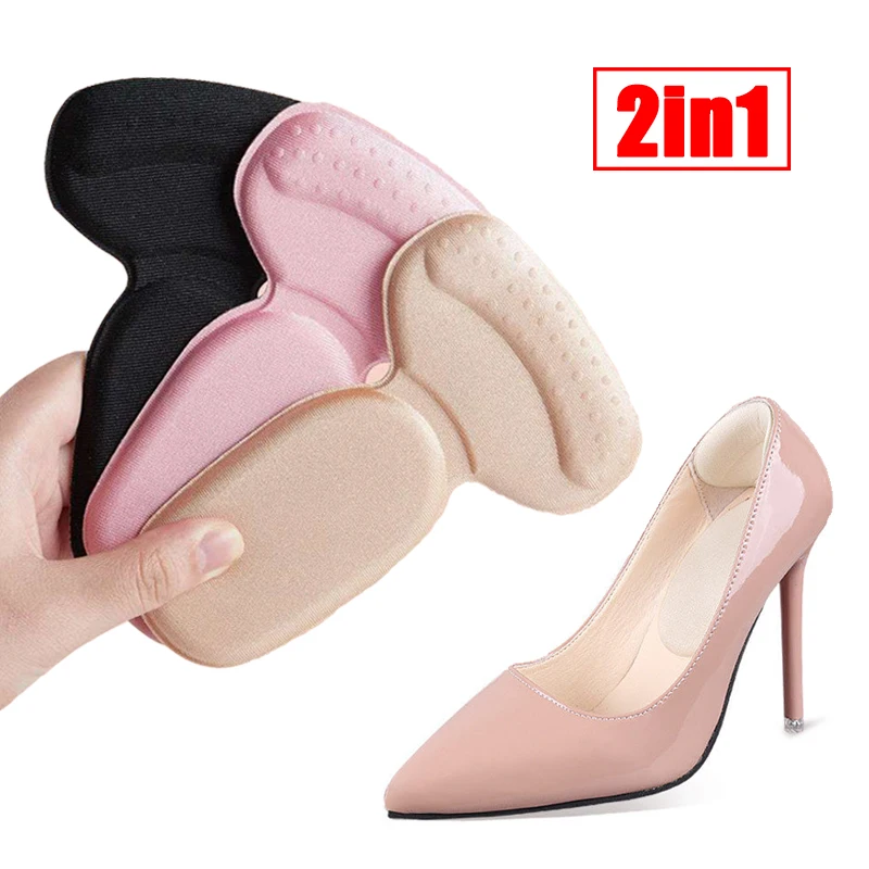 

Half Insoles for Women Shoes Back Stickers High Heels Liner Insert Heel Pain Relief Protector Cushion Pads for Shoe Size Reducer