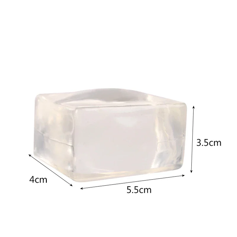 Мягкие Прозрачные Кубики для льда из термопластичной резины блестки с медленным